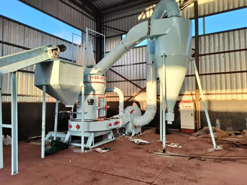 甘肃客户雷蒙磨生产现场