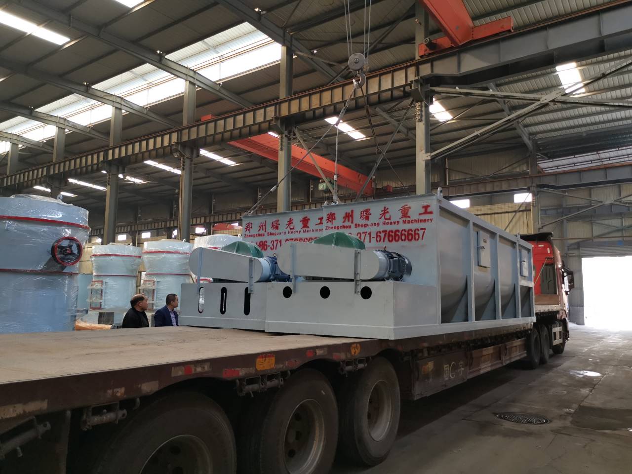 氢氧化钙设备发货现场